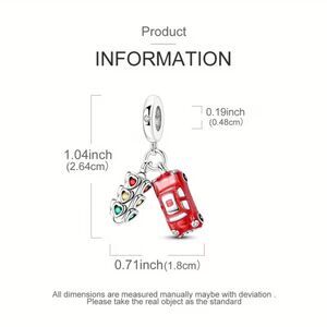 Fun & Flirty Love Charm Traffic light VW themed Red Car for Necklace/Bracelet